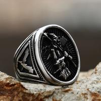 Titantium acciaio anello, Teschio, lucido, Vintage & formato differente per scelta & per l'uomo, Misura:7-13, Venduto da PC