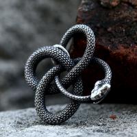 Stainless Steel Pendants 304 Stainless Steel Snake polished vintage & DIY Sold By PC