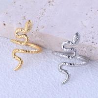 Stainless Steel Finger Ring 304 Stainless Steel Snake plated fashion jewelry & Unisex Sold By PC