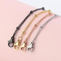 Stainless Steel Necklace Chain 304 Stainless Steel plated  & for woman Sold By Strand