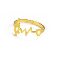 Edelstahl Ringe, 304 Edelstahl, Elektrokardiographische, verschiedene Größen vorhanden & für Frau, keine, 12.70x1mm, Größe:7-10, verkauft von PC