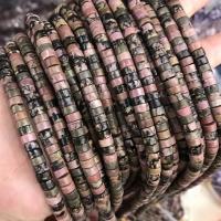 Gemstone Jewelry Beads, Natural Stone, Flat Round, polished, DIY & different materials for choice, more colors for choice, 3x6mm, Approx 115PCs/Strand, Sold Per Approx 38 cm Strand