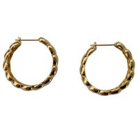 Brass Huggie Hoop Earring, Heart, plated, fashion jewelry & for woman, more colors for choice, nickel, lead & cadmium free, 30x7mm, Sold By Pair