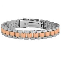 Titanium Steel Bracelet & Bangle with Germanium & Hematite Vacuum Ion Plating fashion jewelry & Unisex Sold By PC