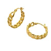 Stainless Steel Lever Back Earring Brass 18K gold plated fashion jewelry & for woman golden nickel lead & cadmium free Sold By Pair