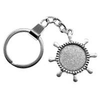 Zinc Alloy Pendant Cabochon Setting Sun plated vintage & DIY nickel lead & cadmium free 20mm Sold By PC