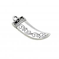 Zinc Alloy Pendants Scabbard antique silver color plated vintage & DIY nickel lead & cadmium free Approx Sold By Bag
