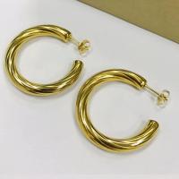 Stainless Steel Lever Back Earring, 304 Stainless Steel, 18K gold plated, fashion jewelry & different styles for choice & for woman, golden, Sold By Pair