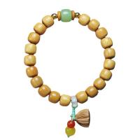 Bois de santal bracelet, de lotus la graine, style folk & unisexe, 8mm, Longueur:Environ 6.5 pouce, Vendu par PC