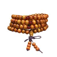 108 Mala Beads Wood folk style & Unisex Sold By Strand