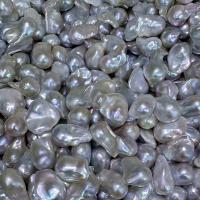 Barocco coltivate in acqua dolce Perla, perla d'acquadolce coltivata naturalmente, DIY & non forato, bianco, 20mm, Venduto da PC