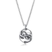 Stainless Steel Jewelry Necklace 304 Stainless Steel Snake polished fashion jewelry & for man original color Sold By PC