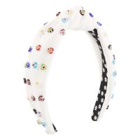 Hair Bands Cloth with Acetate fashion jewelry & for woman 30mm Sold By PC