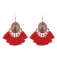 Fashion Fringe Earrings, Tibetan Style, plated, fashion jewelry & different styles for choice & for woman, nickel, lead & cadmium free, Sold By Pair