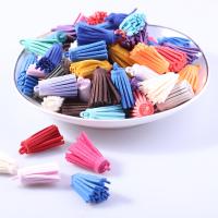 DIY Jewelry Supplies, Velveteen, more colors for choice, 35mm, 10PCs/Bag, Sold By Bag