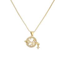 Brass Necklace Vacuum Ion Plating & with rhinestone nickel lead & cadmium free Sold By PC