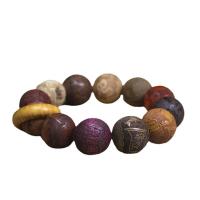 Wrist Mala, Sandalwood, folk style & Unisex & different styles for choice, 20mm, 12PCs/Strand, Sold By Strand