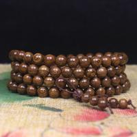 108 Mala Beads Sapotaceae folk style & Unisex Sold By Strand