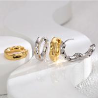 Messing Leverback Ohrring, vergoldet, Modeschmuck & für Frau, keine, frei von Nickel, Blei & Kadmium, 28x22mm, verkauft von Paar