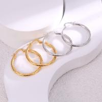 Brass Hoop Earring real gold plated fashion jewelry & for woman nickel lead & cadmium free Sold By Pair