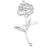 Stainless Steel Flower Pendant, 304 Stainless Steel, Vacuum Ion Plating, DIY & different styles for choice, more colors for choice, Sold By PC