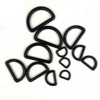 Plastic Buckle, different size for choice, black, Sold By PC
