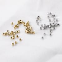 Brass Jewelry Beads, plated, DIY & different size for choice, more colors for choice, nickel, lead & cadmium free, 100PCs/Bag, Sold By Bag