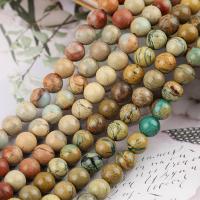 Mixed Gemstone Beads, Koreite, Round, DIY & different size for choice, more colors for choice, Sold By Strand