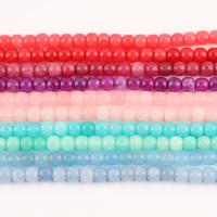 Mixed Gemstone Beads, Natural Stone, DIY, more colors for choice, 9x10mm, 42PCs/Strand, Sold By Strand