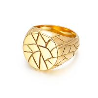 Vinger Ring in edelstaal, 304 roestvrij staal, mode sieraden & voor de mens, meer kleuren voor de keuze, 20x6mm, Verkocht door PC