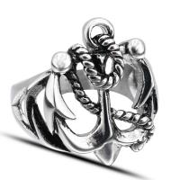 Пальцевидное Кольцо Титановой Стали, титан, полированный, ювелирные изделия моды & разный размер для выбора & Мужский, оригинальный цвет, продается PC