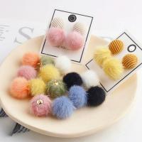 DIY Jewelry Supplies, Plush, more colors for choice, 18x18mm, Approx 100PCs/Lot, Sold By Lot