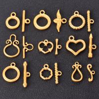 Stainless Steel Toggle Clasp 304 Stainless Steel plated 2 pieces & DIY golden Sold By Set