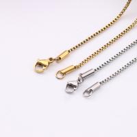 Stainless Steel Jewelry Necklace 304 Stainless Steel plated fashion jewelry  Sold By Strand