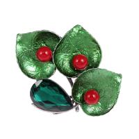 Zinc Alloy Brooches with Plastic Pearl plated fashion jewelry nickel lead & cadmium free Sold By PC