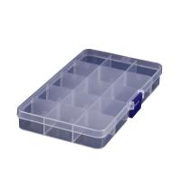 Storage Box, Polypropylene(PP), dustproof & transparent & 15 cells, more colors for choice, 170x97x22mm, Sold By PC