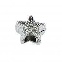 Zinc Alloy Jewelry Beads Star antique silver color plated vintage & DIY nickel lead & cadmium free Approx Sold By Bag
