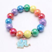 Acrylic Bracelets with Zinc Alloy plated Girl & fashion jewelry & enamel Length Approx 7.08 Inch Sold By PC