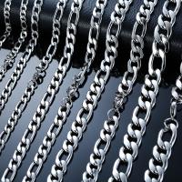 Stainless Steel Sweater Chain Necklace, 304 Stainless Steel, Vacuum Ion Plating, different length for choice & different size for choice & for man, more colors for choice, Sold By PC