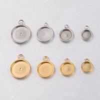 Stainless Steel Pendant Setting, 304 Stainless Steel, DIY & different size for choice, more colors for choice, Sold By PC