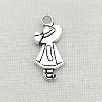 Tibetan Style Pendants, Cartoon, antique silver color plated, vintage & DIY, nickel, lead & cadmium free, 25x11mm, Approx 100PC/Bag, Sold By Bag