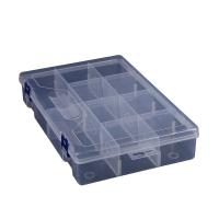 Storage Box Polypropylene(PP) transparent & 10 cells Sold By PC