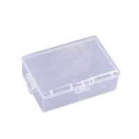 Caja de Almacenaamiento, Polipropileno (PP), Rectángular, Polvo & transparente, 80x54x30mm, Vendido por UD