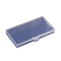 Boîte de rangement, Polypropylène (pp), rectangle, Anti-poussière & transparent, 147x75x20mm, Vendu par PC