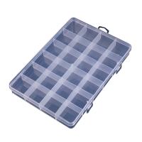 Storage Box, Polypropylene(PP), dustproof & transparent & 24 cells, 190x130x22mm, Sold By PC