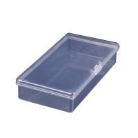 Boîte de rangement, Polypropylène (pp), rectangle, Anti-poussière & transparent, 124x65x25mm, Vendu par PC