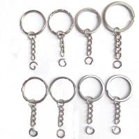 Iron Key Clasp nickel color plated DIY Sold By PC