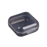 Storage Box, Polypropylene(PP), Square, portable & dustproof & transparent, 35x35x17mm, Sold By PC