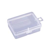 Caja de Almacenaamiento, Polipropileno (PP), Rectángular, Polvo & transparente, 67x49x23mm, Vendido por UD