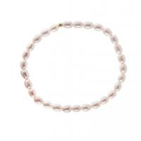 Freshwater Kulturperler Pearl Bracelet, Ferskvandsperle, mode smykker & for kvinde, hvid, Længde Ca. 7 inch, Solgt af PC